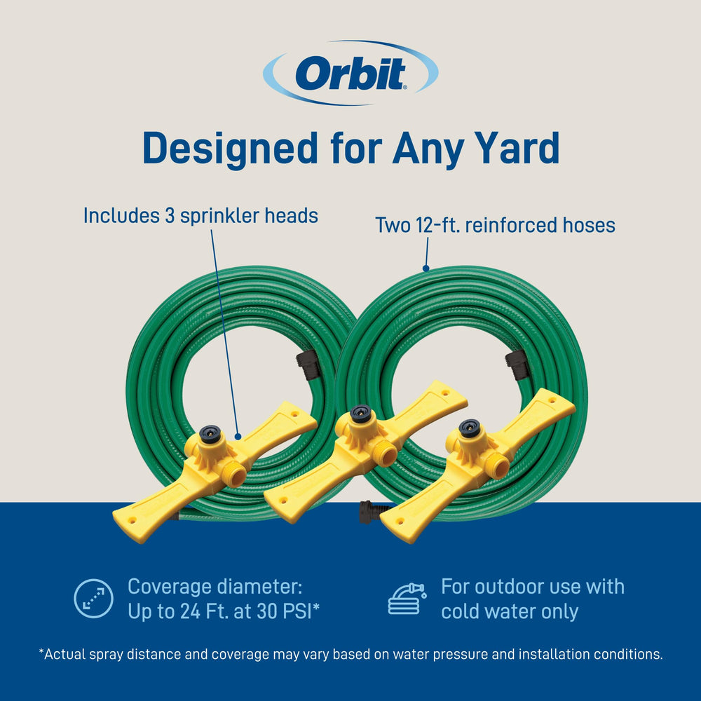 Orbit Port-A-Rain system showcasing its easy setup features