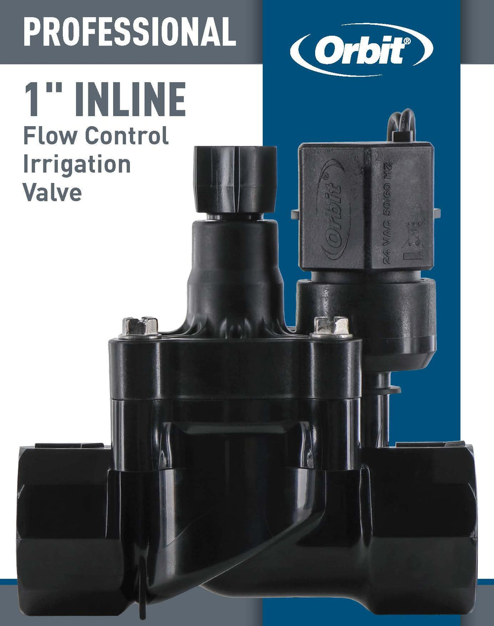 Orbit Pro 1" FPT L-Series Valve packaging