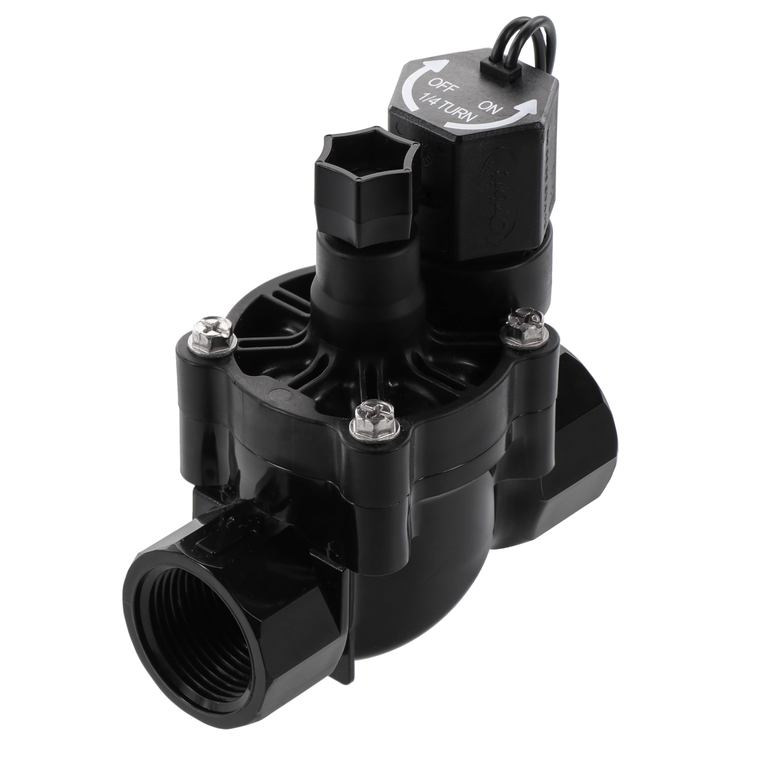 Orbit Pro 1" FPT L-Series Valve with internal scrubber filter