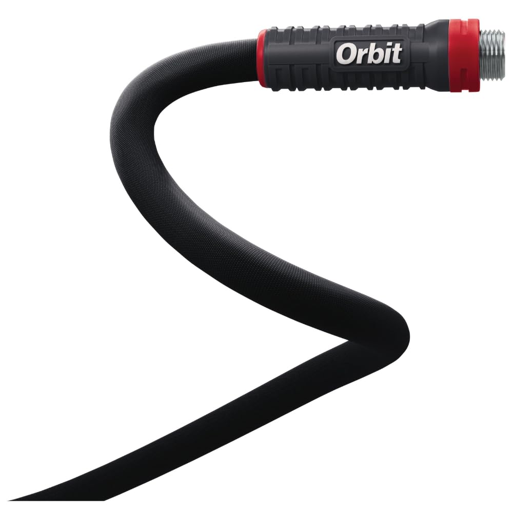 Orbit Pro ExoJacket Heavy Duty Water Hose 50 ft black with aluminum couplings