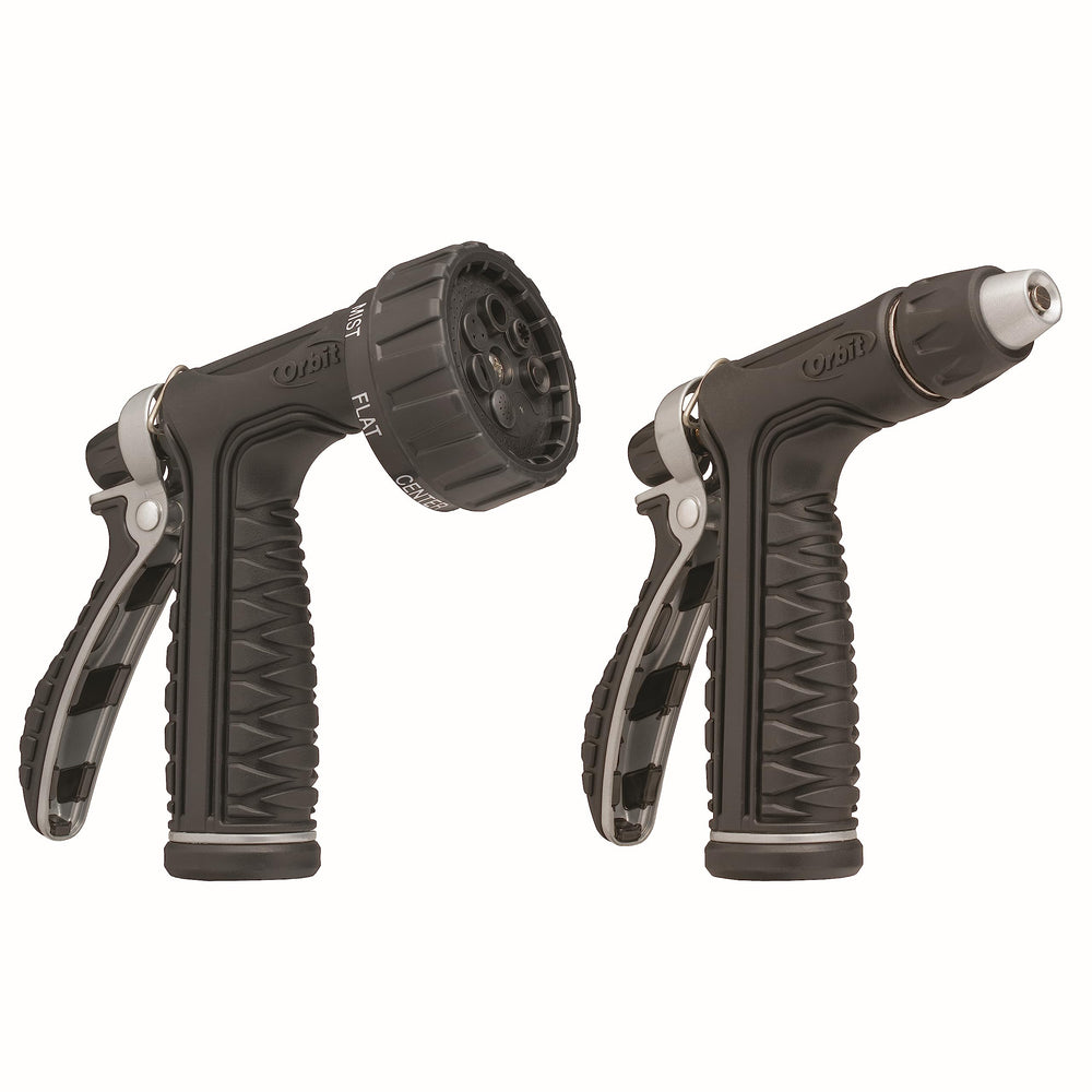 Orbit Pro Flo Hose Nozzles in use watering plants