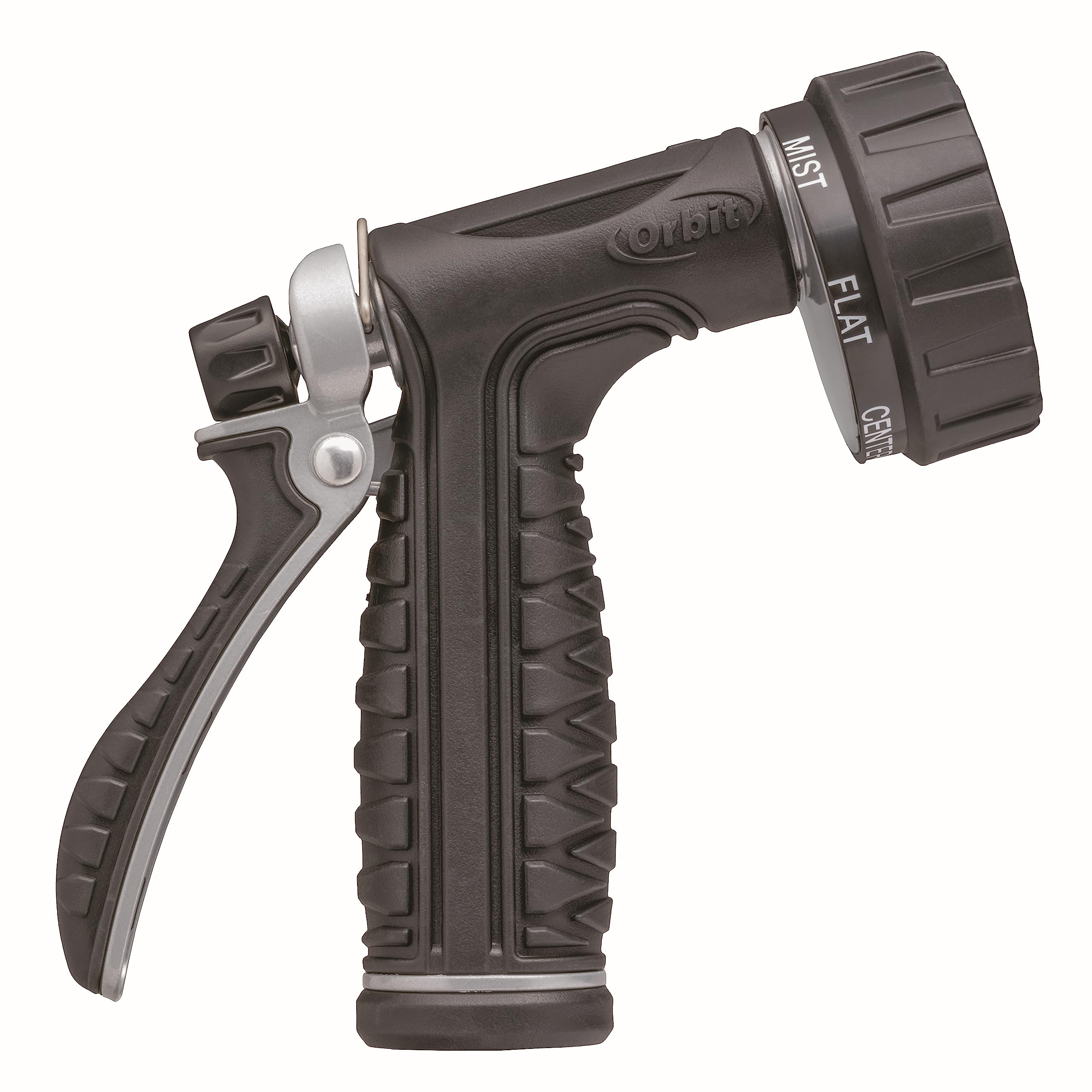 Orbit Pro Flo Hose Nozzles side view with adjustable spray patterns