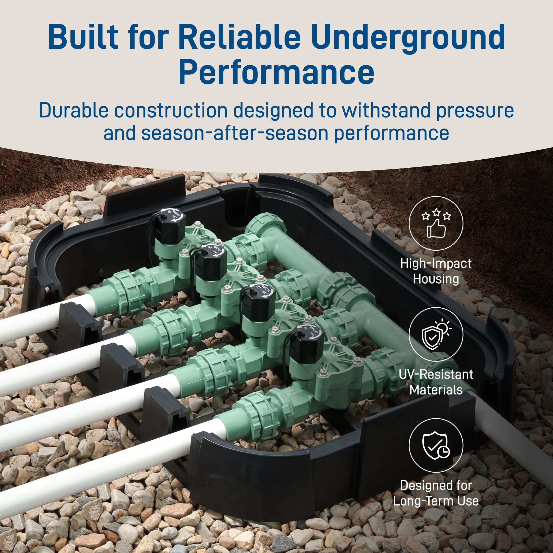 Orbit sprinkler manifold assembled for installation