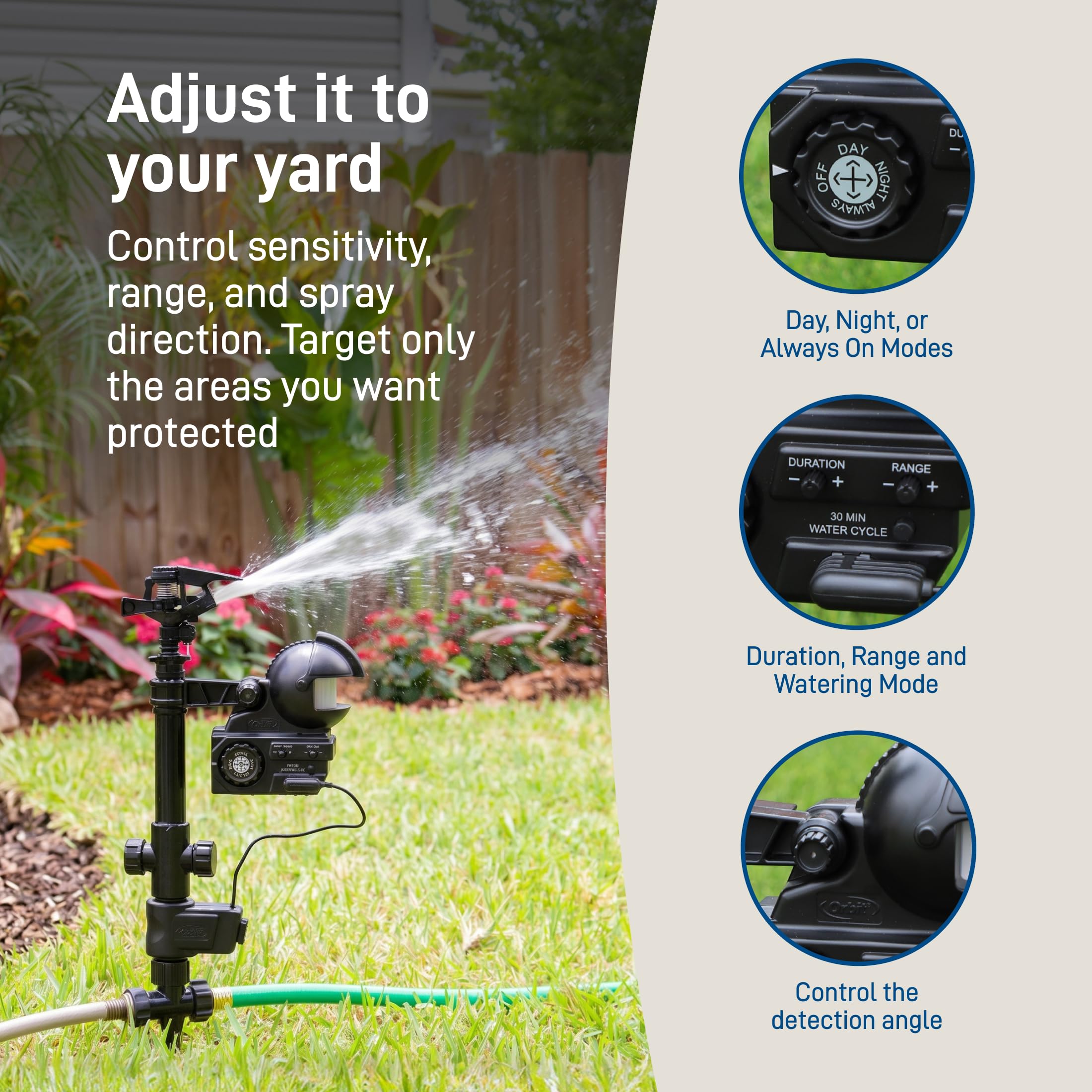 Orbit Yard Enforcer sprinkler side view