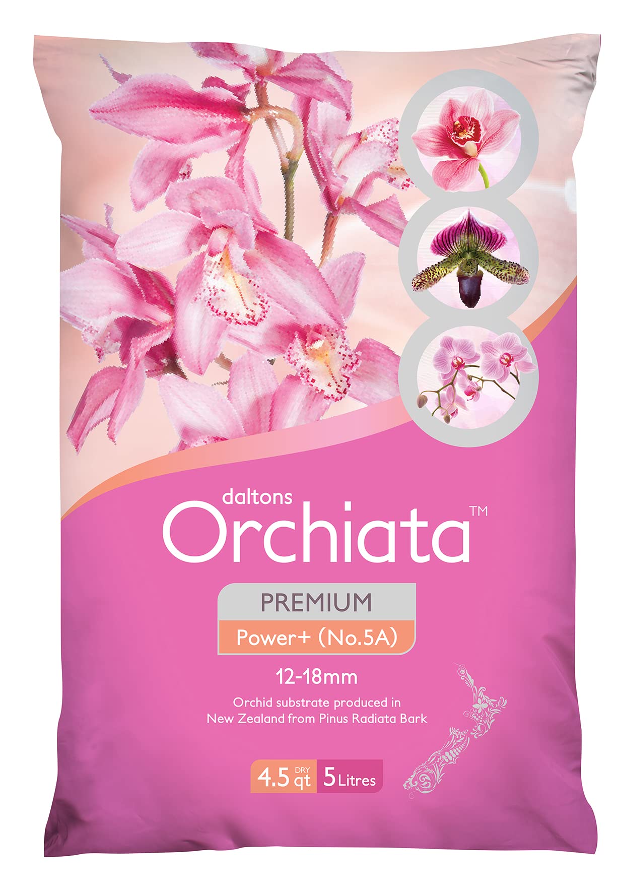Orchiata Orchid Bark Power Plus 1/2" to 3/4" back view