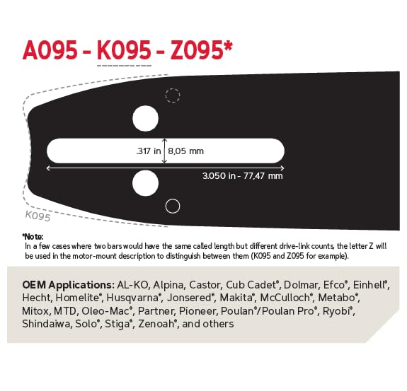 Oregon 20" bar and chain combo installation guide