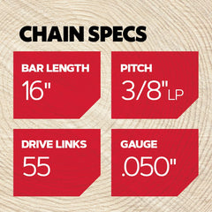 Oregon Chainsaw Chain packaging side view