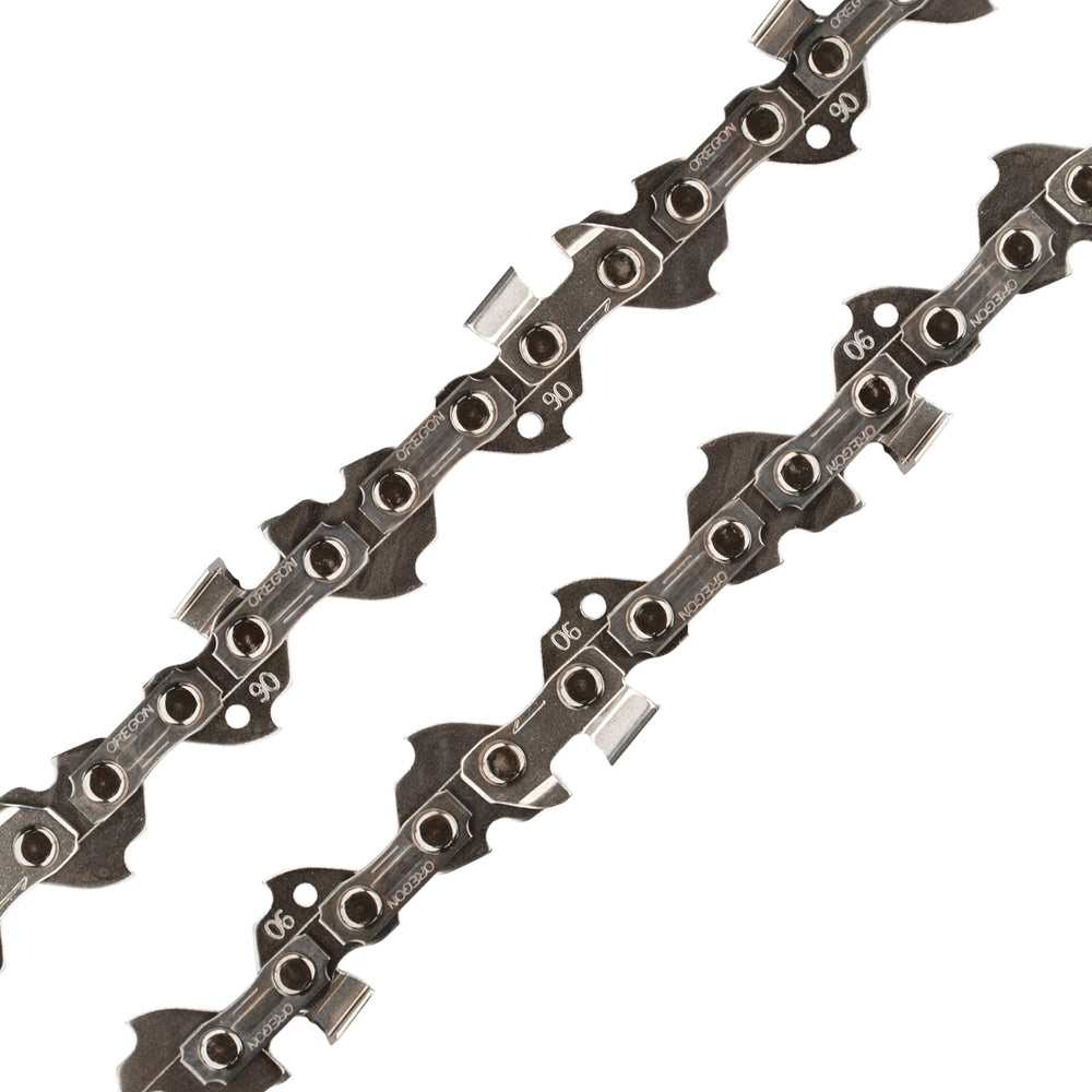 Oregon Chainsaw Chain packaging with dimensions