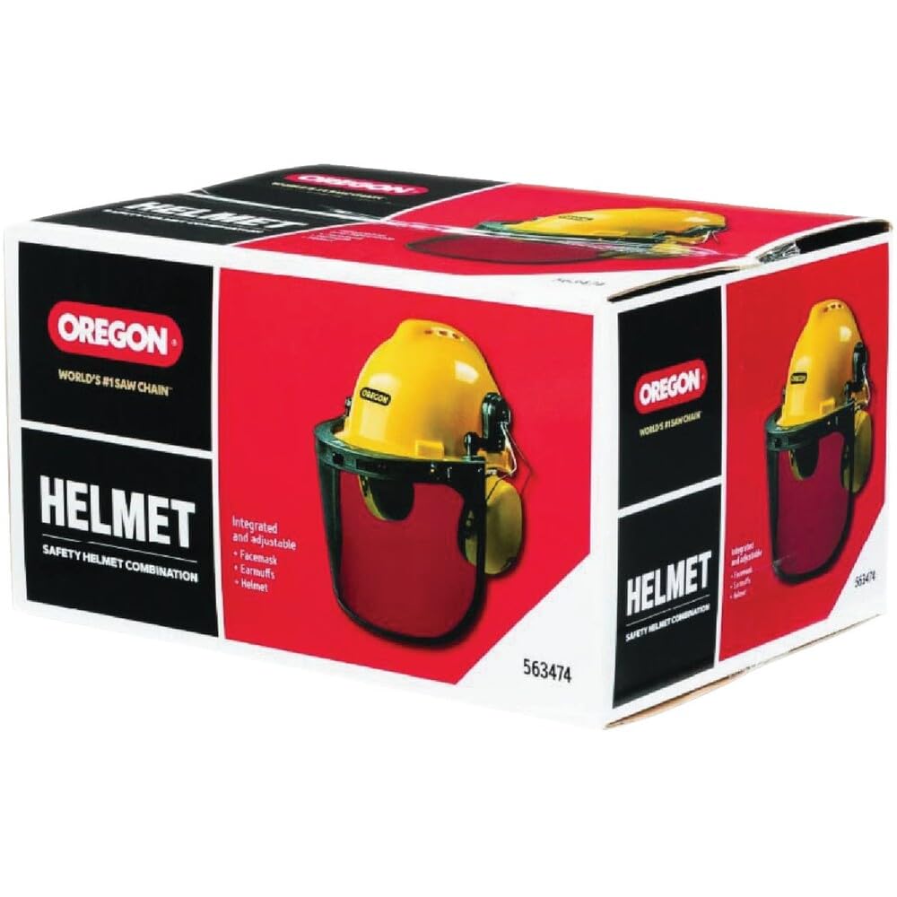 Oregon Chainsaw Safety Helmet packaging display