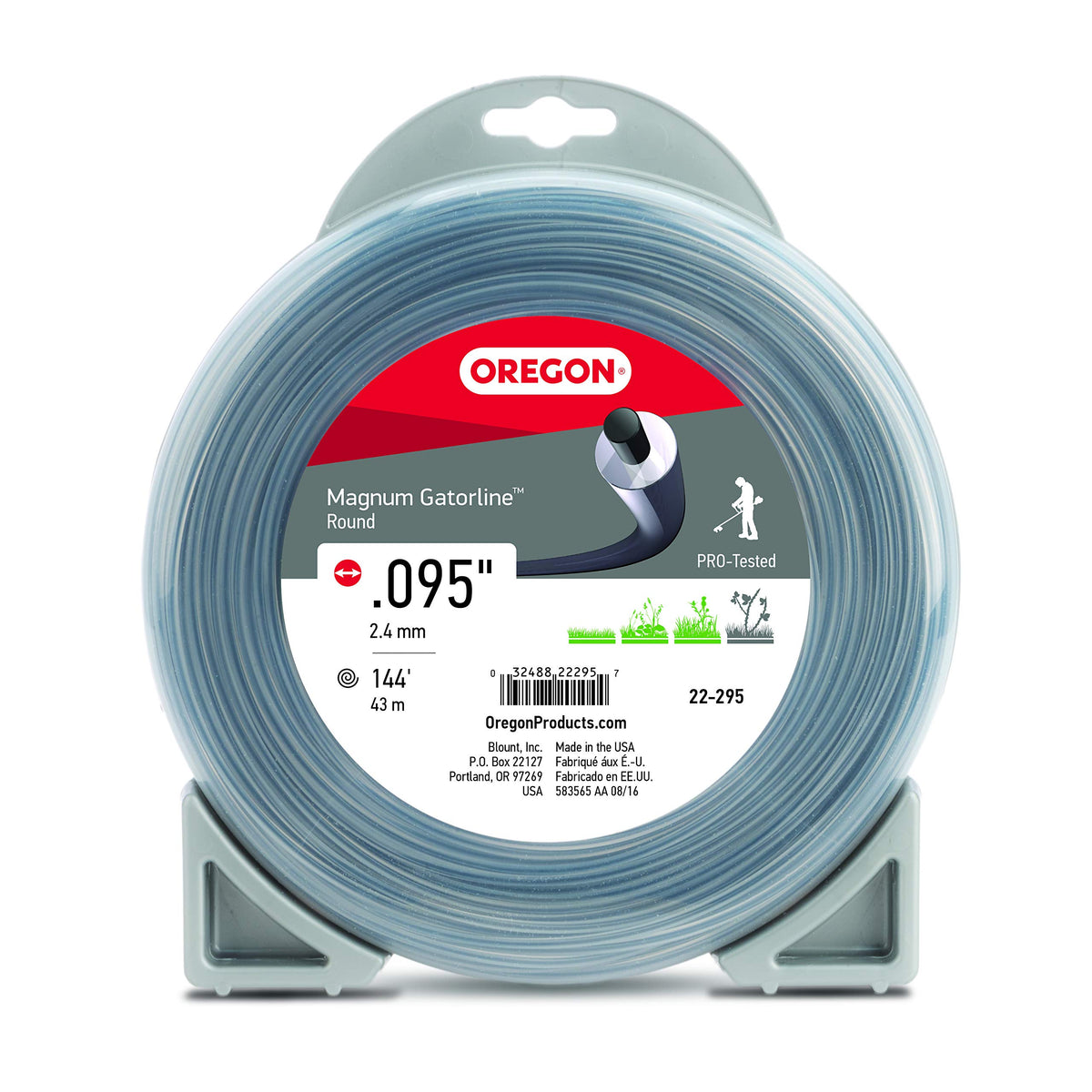 Oregon Magnum Gatorline Round Trimmer Line 0.095-Inch front view