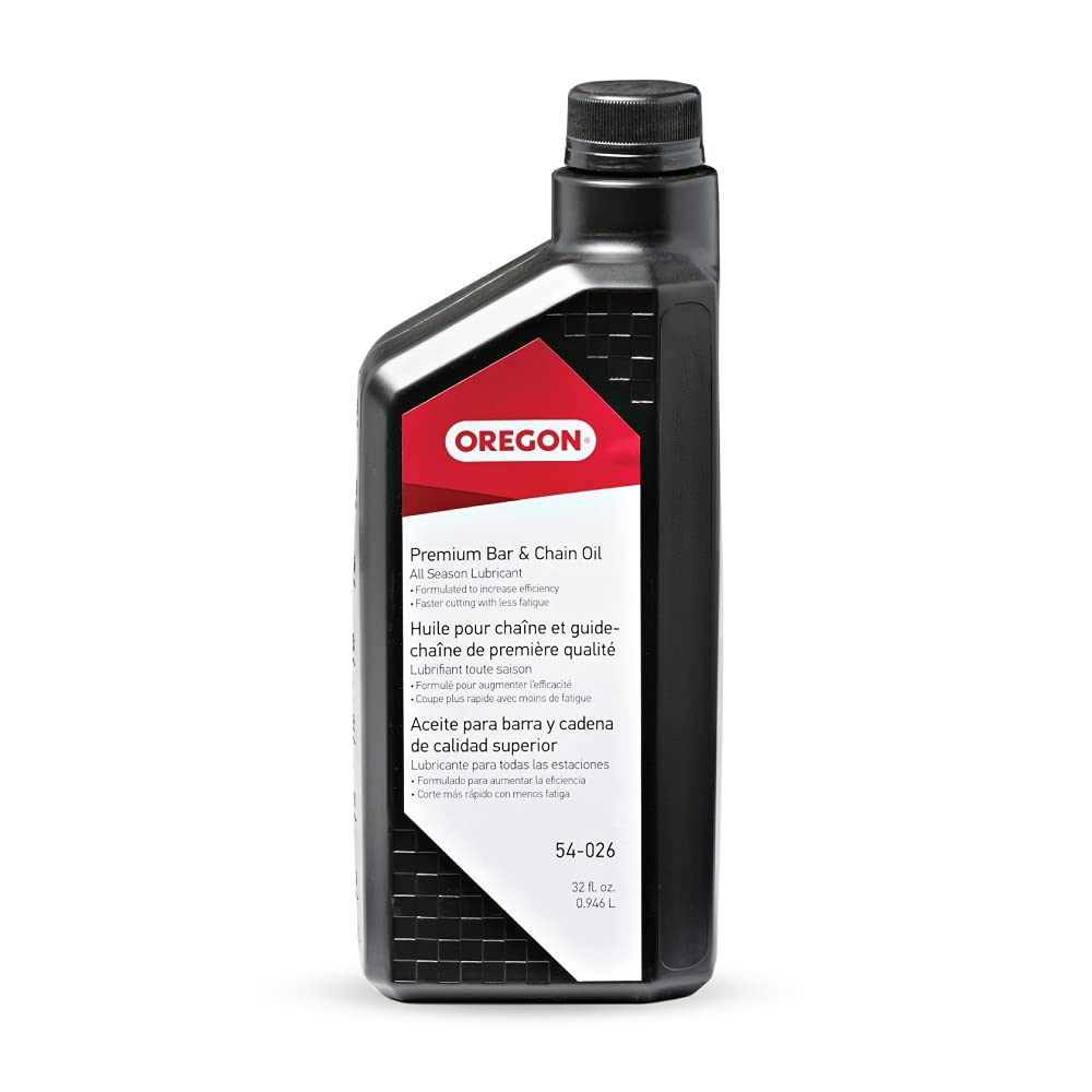 Oregon Premium Bar & Chain Oil 1 Quart bottle front view