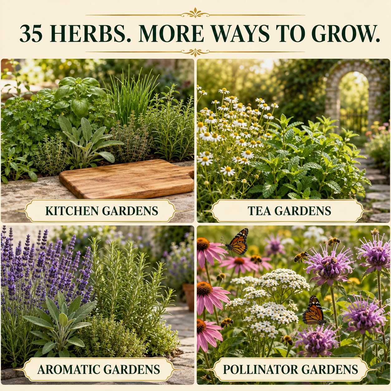 Organized seed packets in a gardening setup