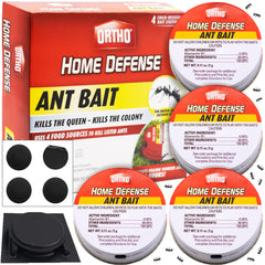 Ortho Ant Traps Indoor 4pk front view with yellow metallic case