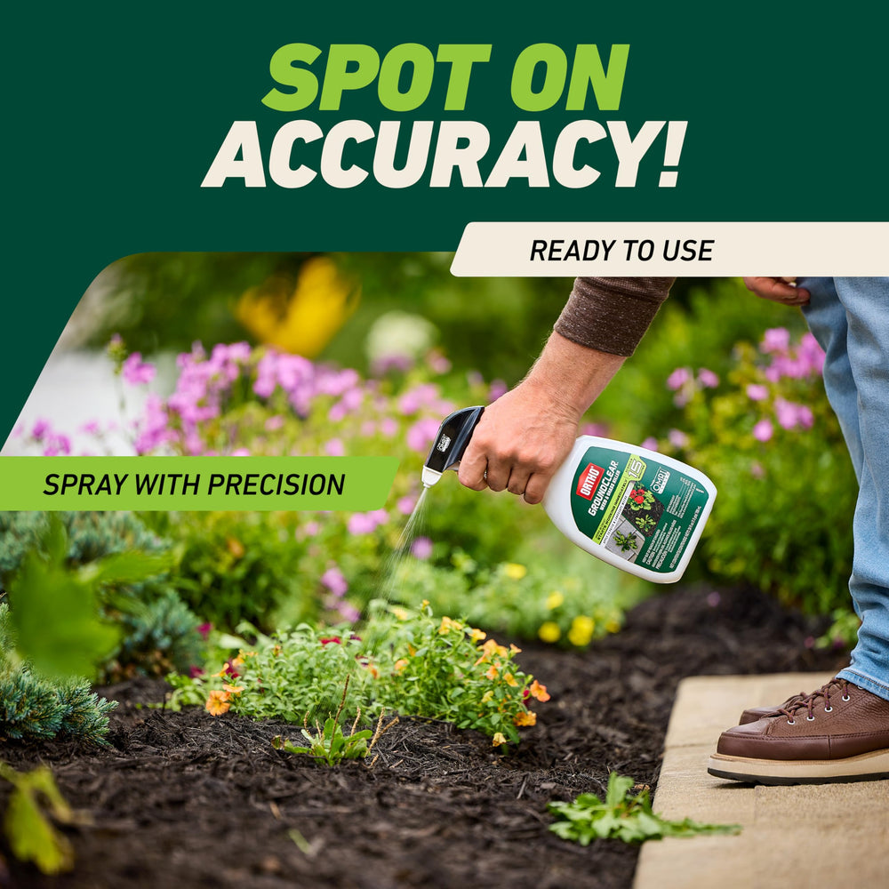 Ortho GroundClear Weed & Grass Killer ready-to-use spray in garden