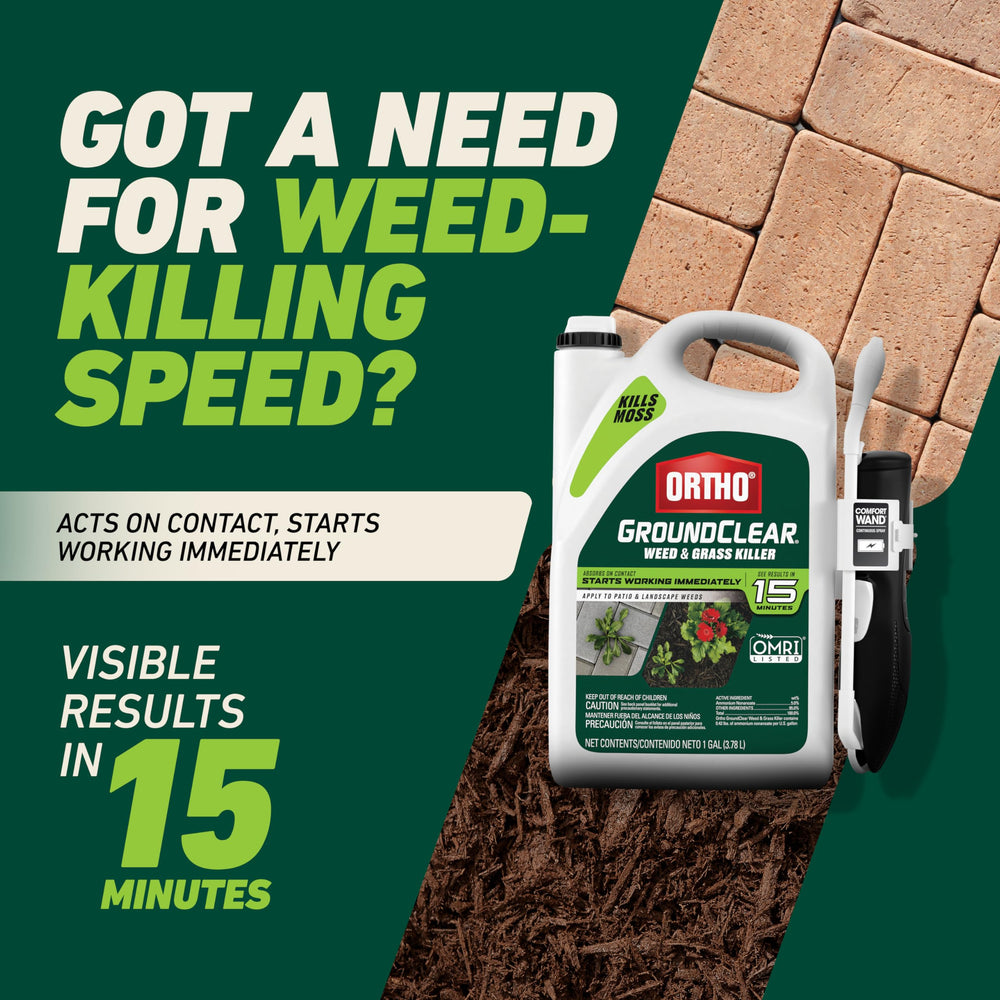Ortho GroundClear Weed Killer packaging details