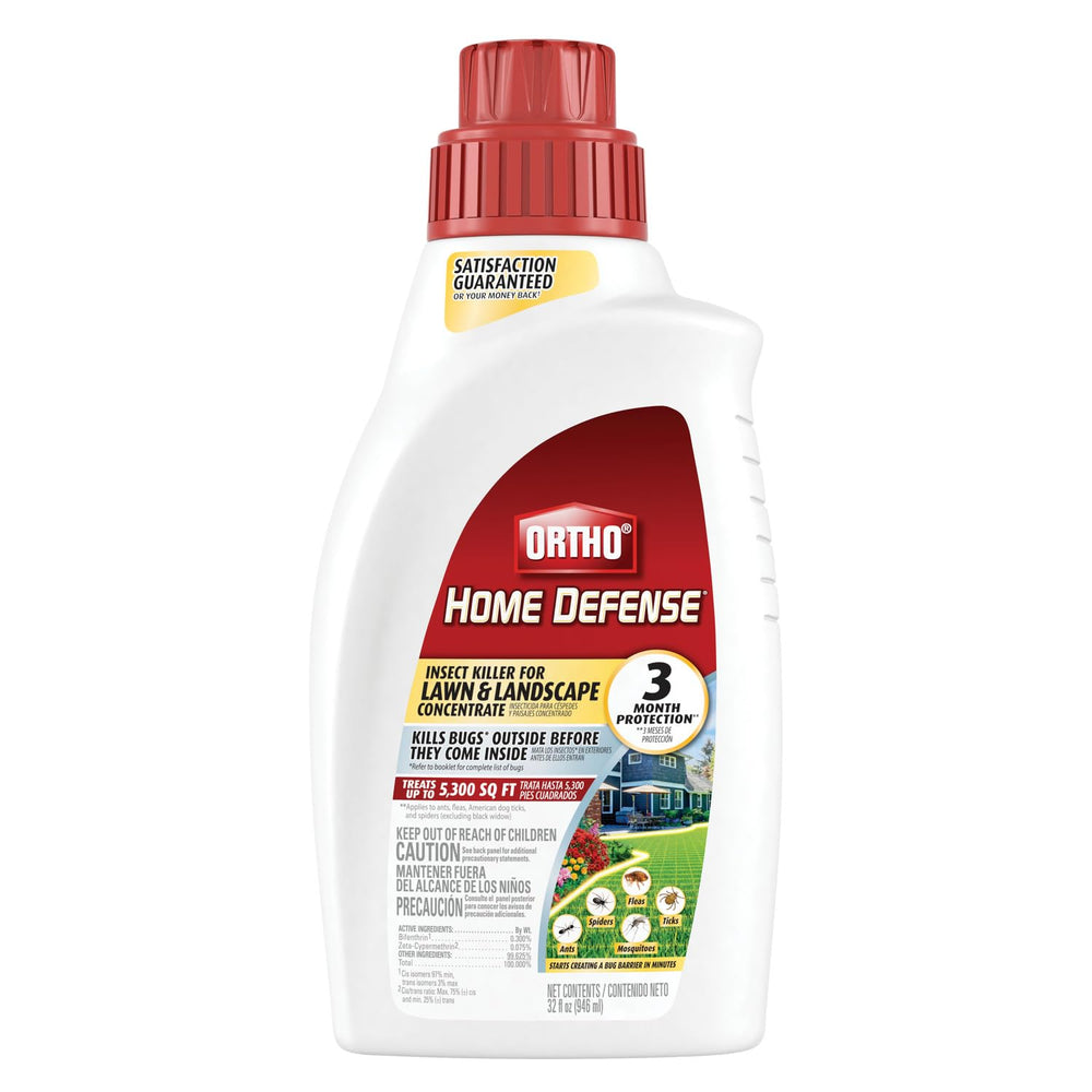 Ortho Home Defense Insect Killer 32 oz concentrate bottle front view