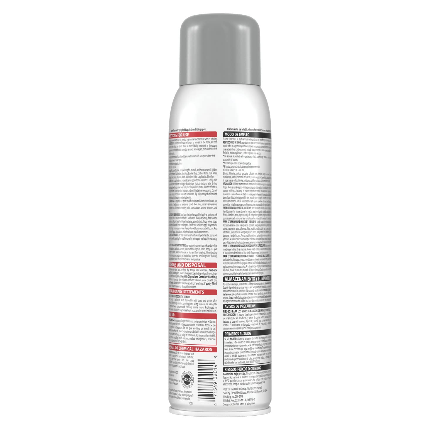 Ortho Home Defense Max Bed Bug Killer Spray close-up of spray nozzle