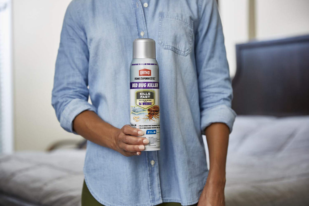 Ortho Home Defense Max Bed Bug Killer Spray usage instructions