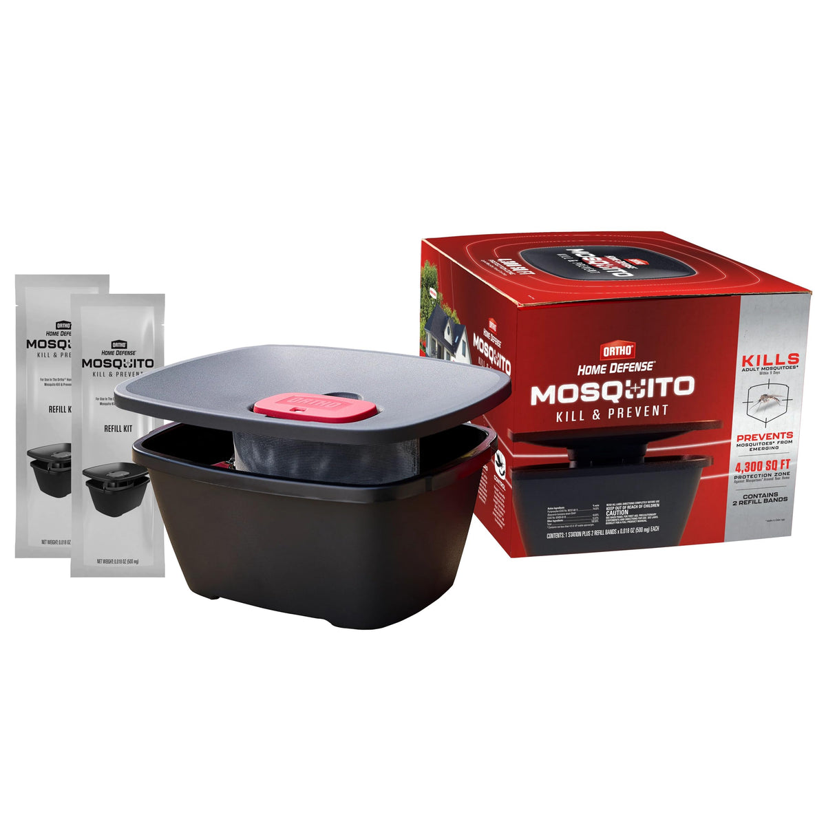 Ortho Mosquito Kill & Prevent Station with refill bands