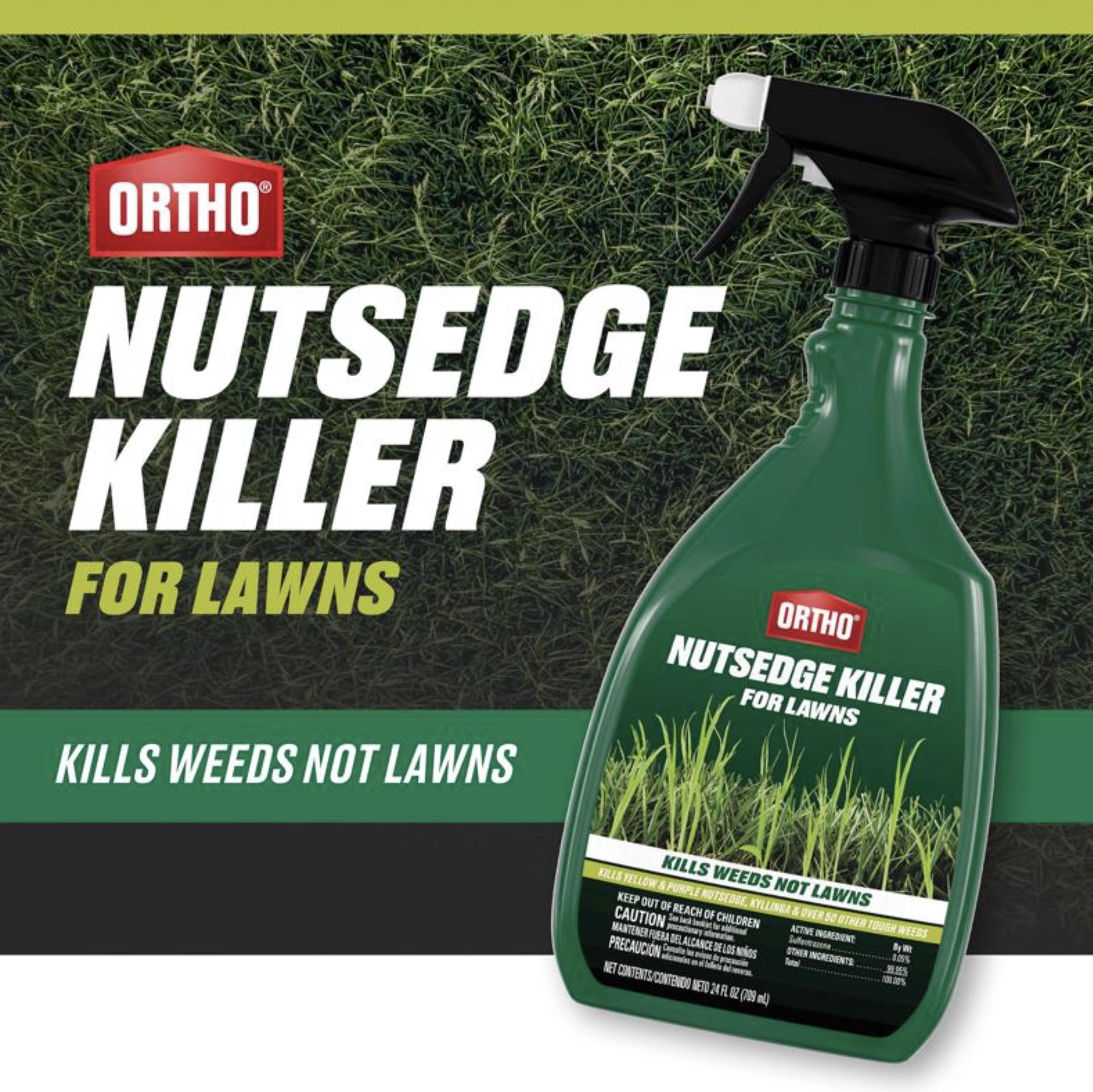 Ortho Nutsedge Killer RTU liquid in spray bottle