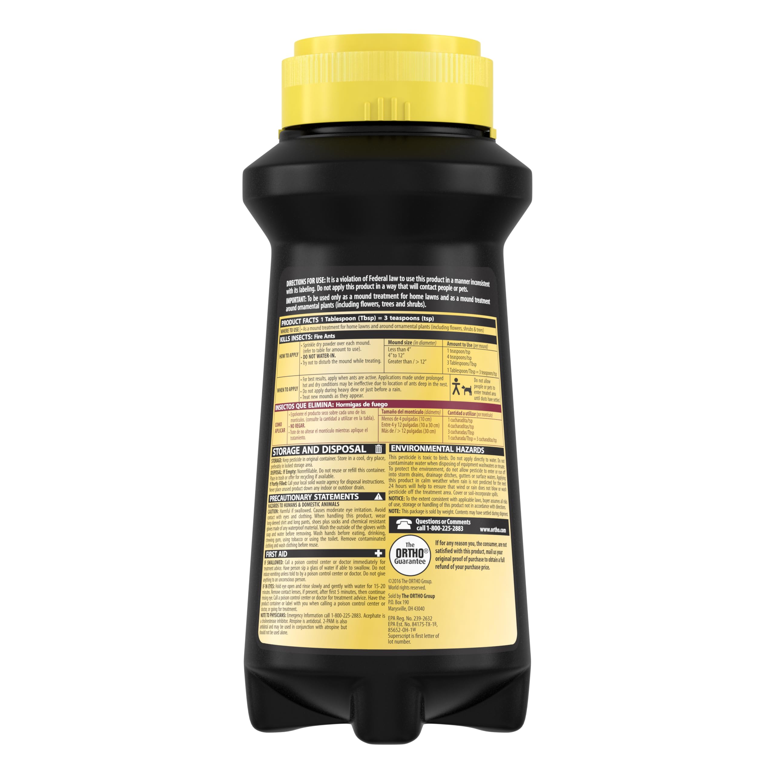 Ortho Orthene Fire Ant Killer1 in outdoor setting
