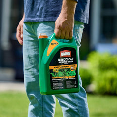 Ortho WeedClear Lawn Weed Killer bottle side view