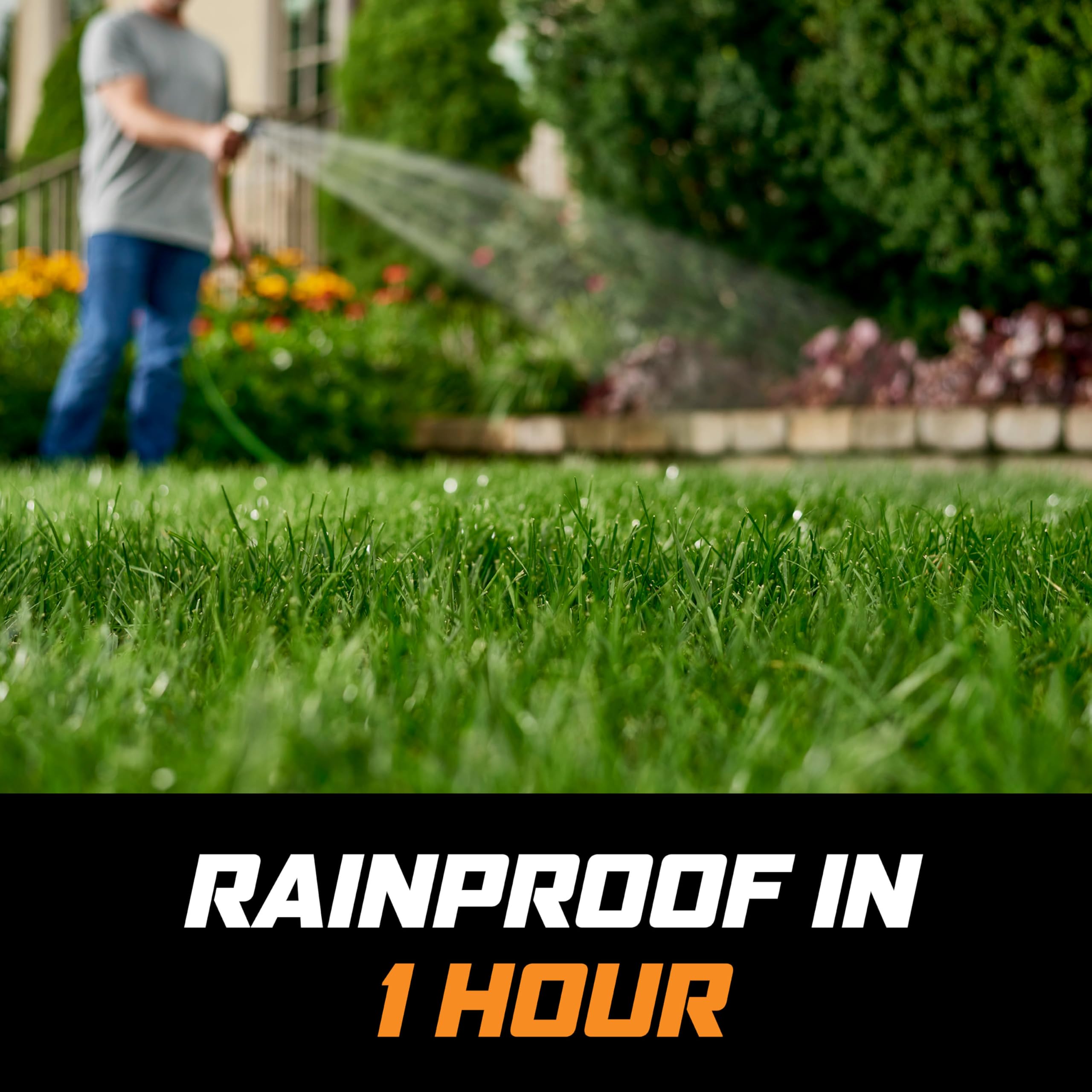 Ortho WeedClear Lawn Weed Killer in a garden setting