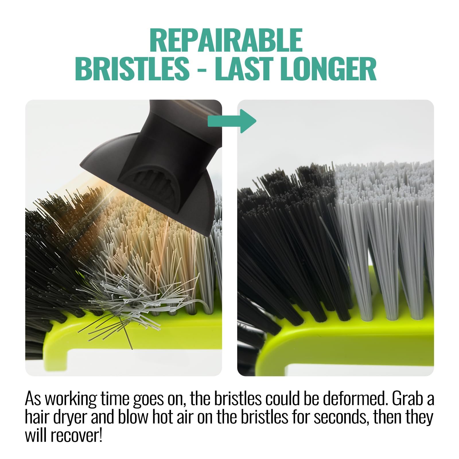 OSAMEDA Pool Brush Head details showing black and gray colour