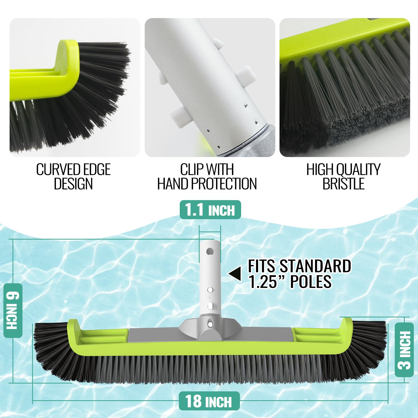 OSAMEDA Pool Brush Head packaging