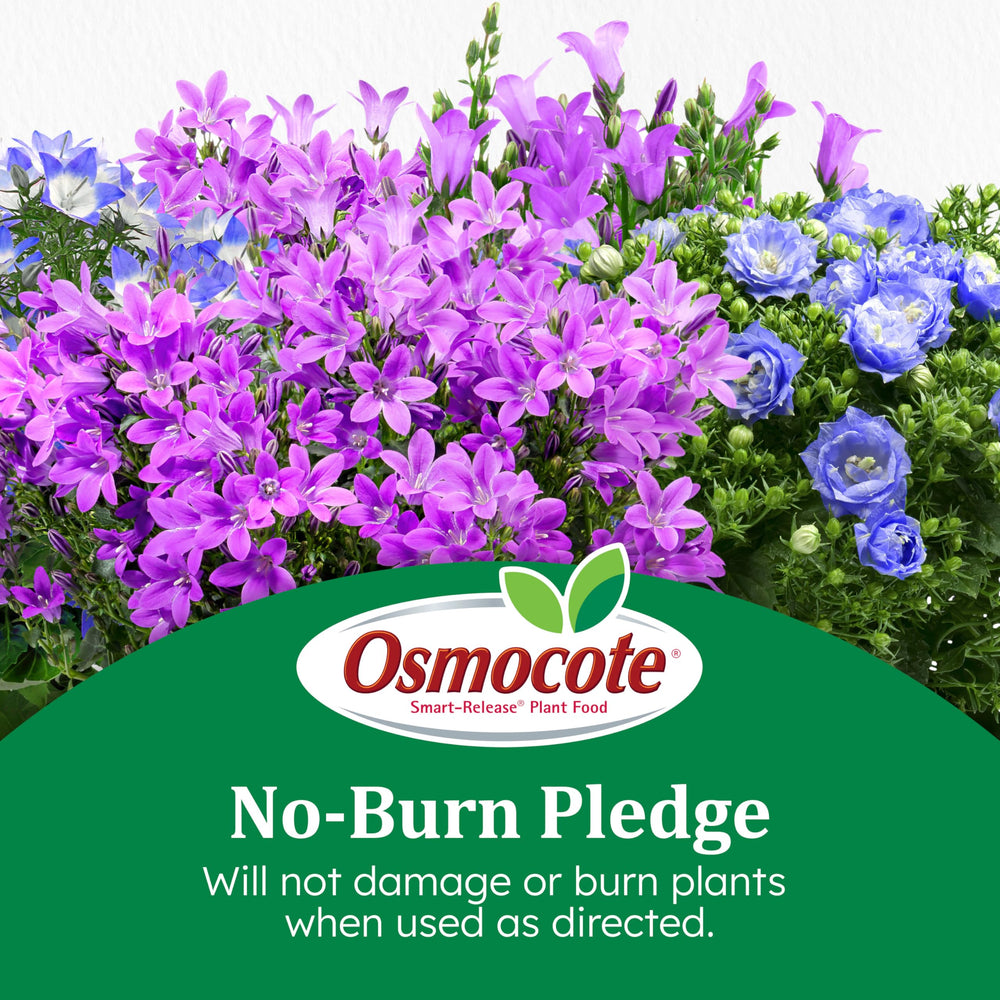Osmocote Smart-Release Plant Food in a garden setting