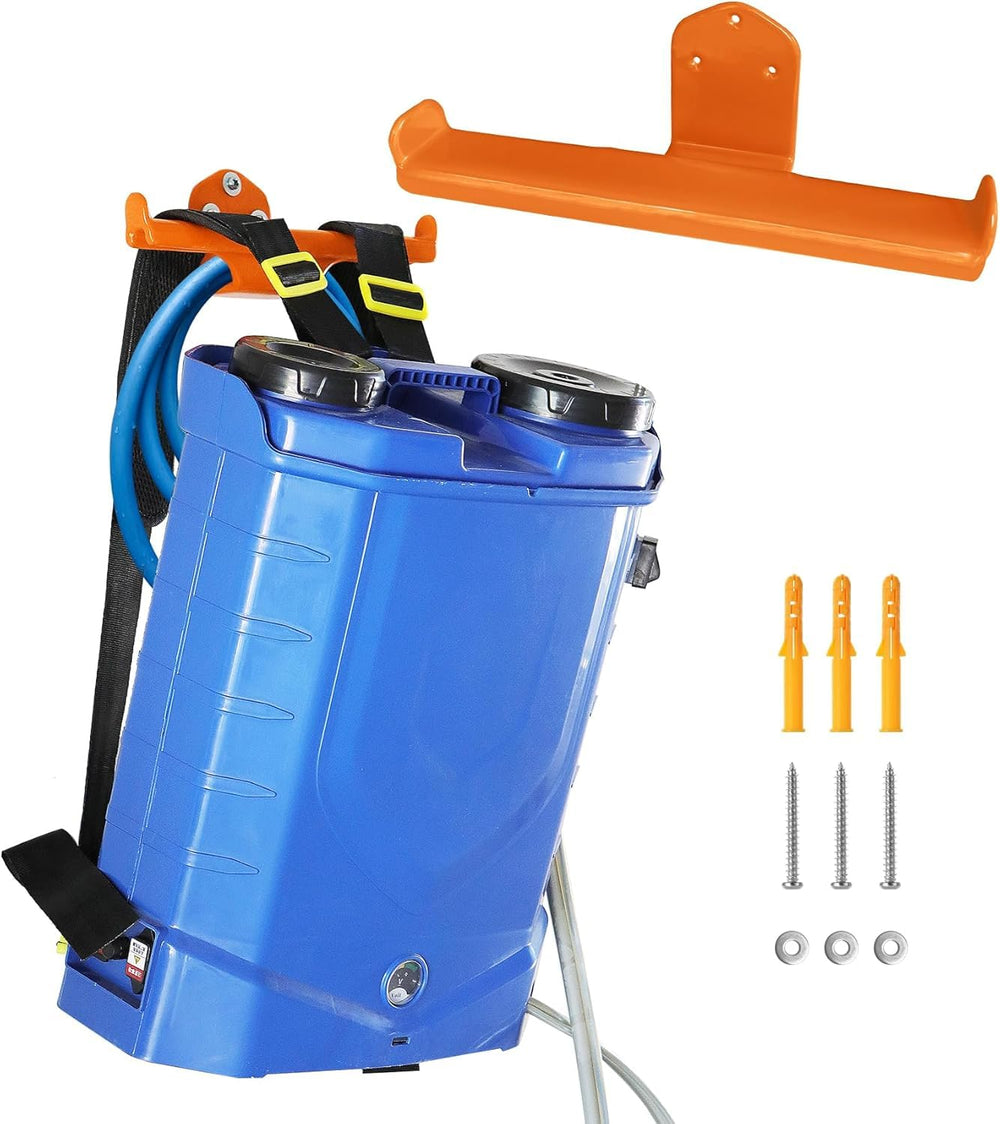 OSROENE Backpack Blower Rack side view with mounting hardware