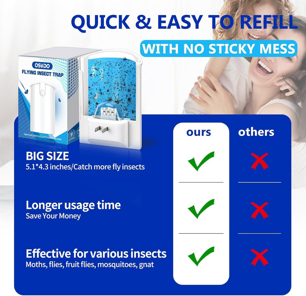 osvdo Blue UV Light Trap packaging design
