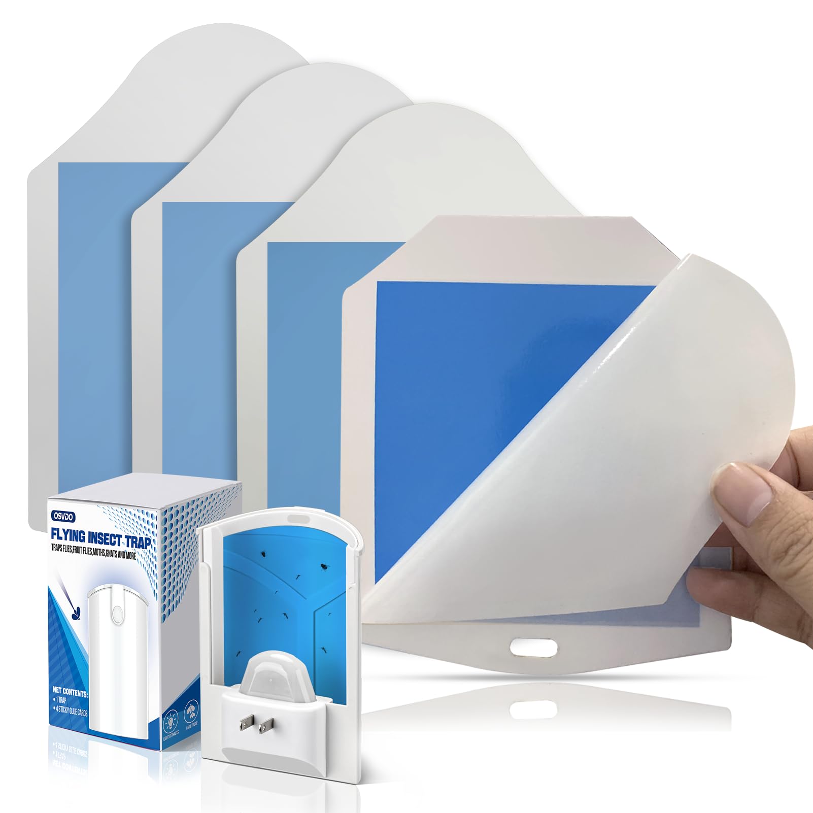 osvdo Trap Refill Kit 4 pcs glue cards front view