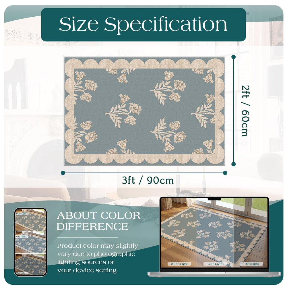 Othilic Front Door Mat folded for shipping