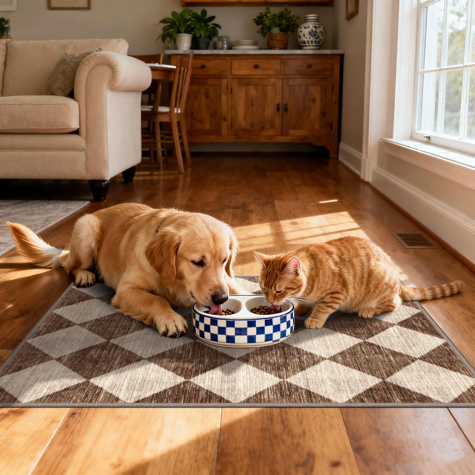 Othilic Front Door Rug in outdoor setting