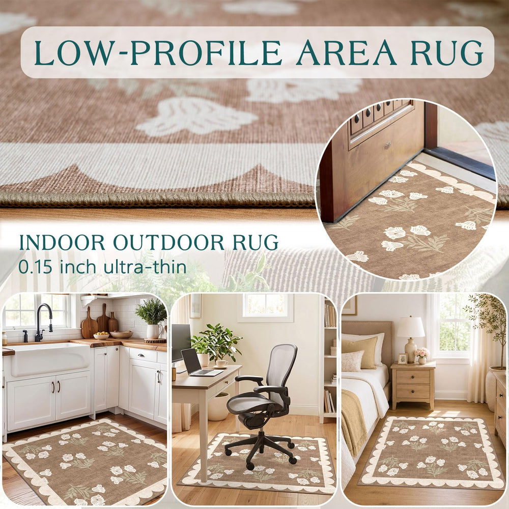 Othilic rug in a kitchen setting, showcasing its design