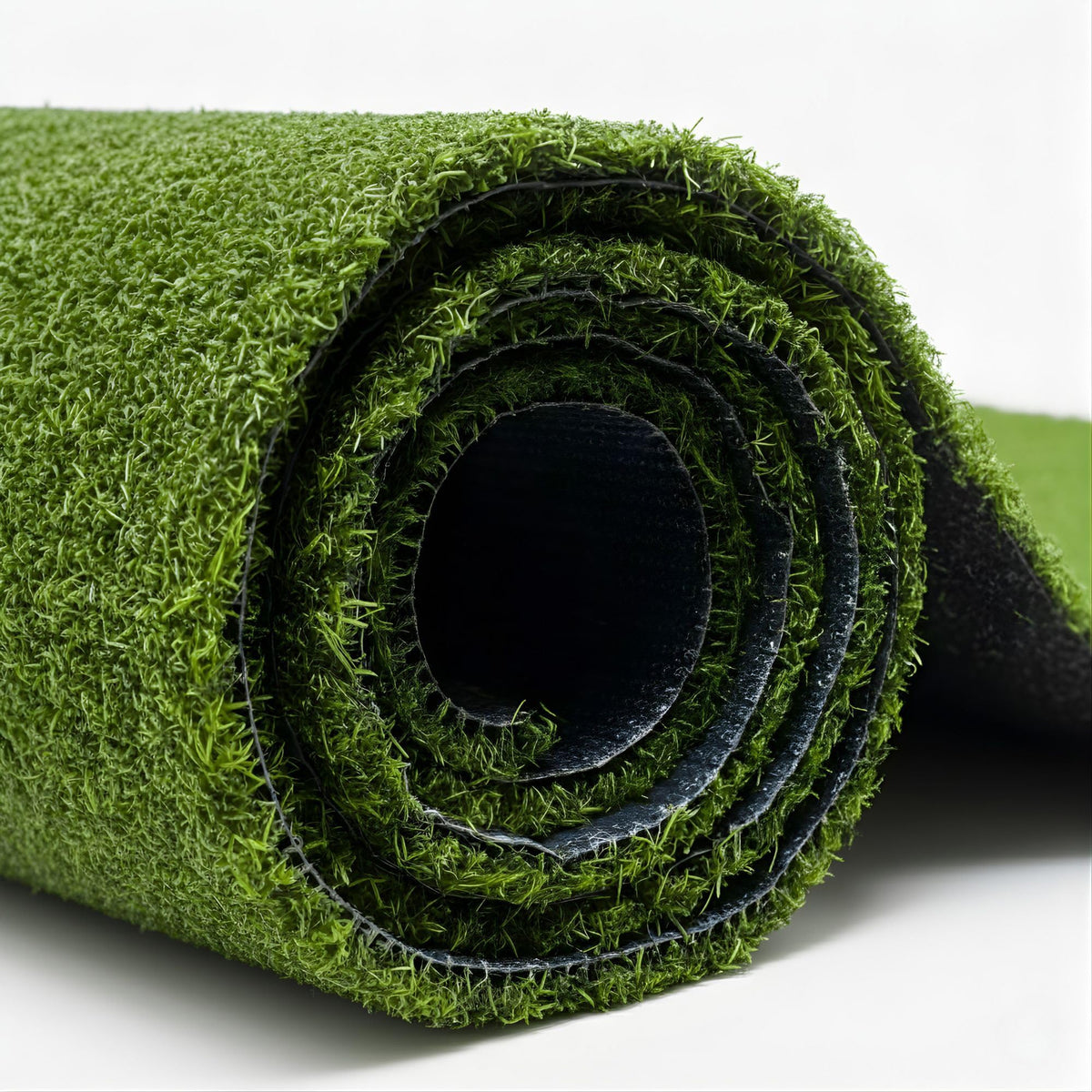 Ottomanson Artificial Grass Runner Rug 31-inch green front view