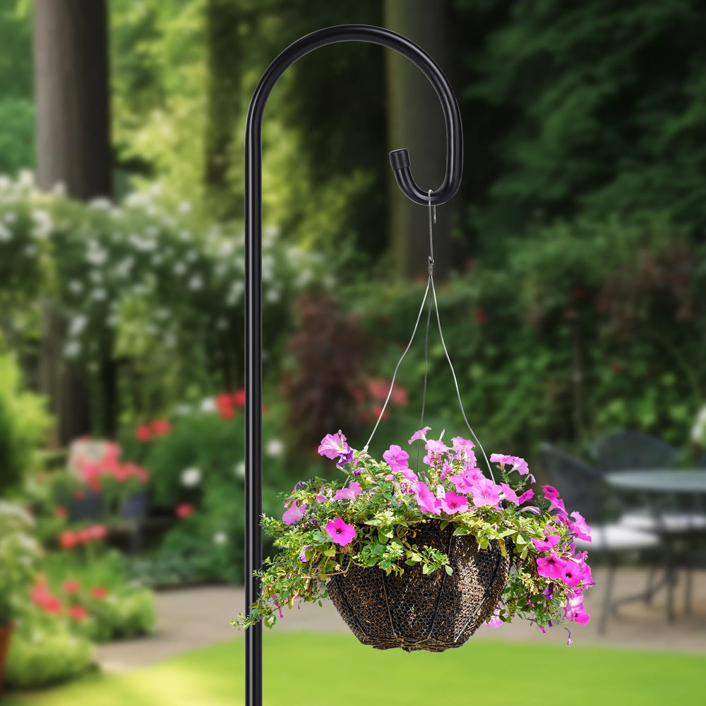 Ottsuls shepherd hook black finish side view
