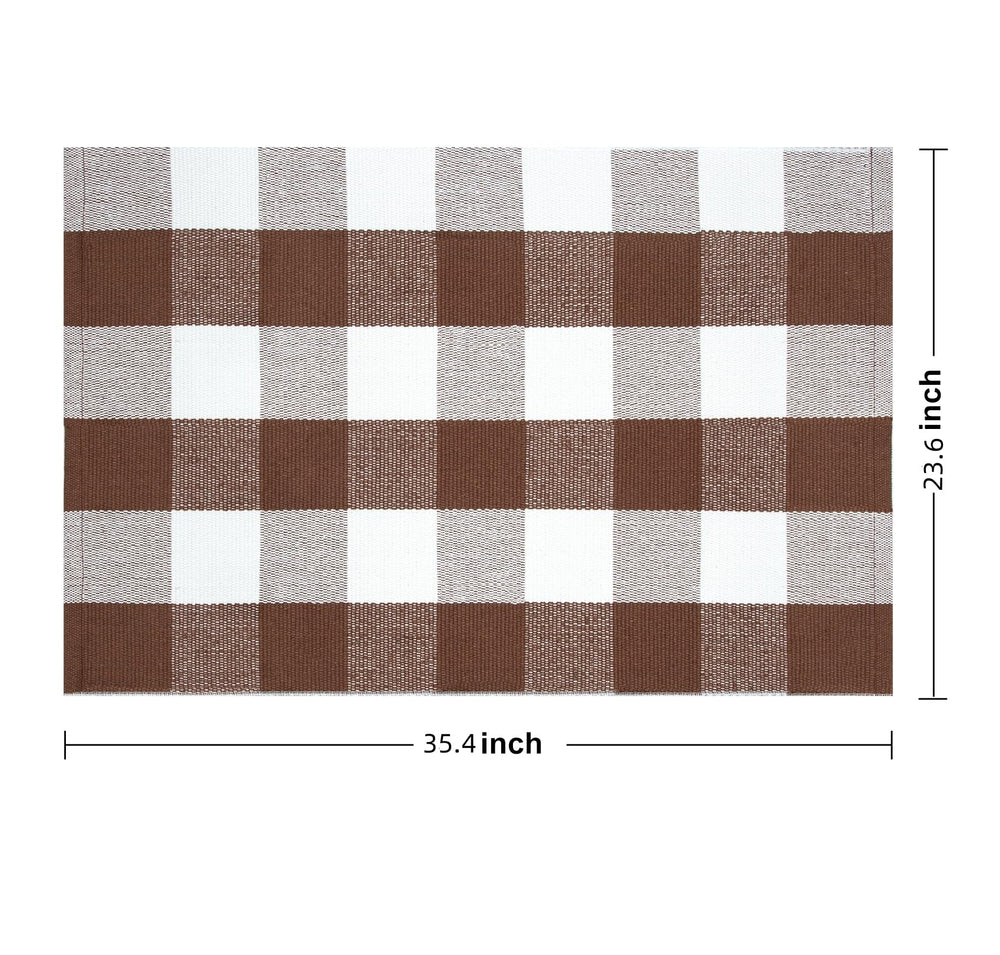 Ouddy Mode Fall Door Mat placed at an entryway, improving home decor