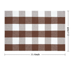 Ouddy Mode Fall Door Mat placed at an entryway, improving home decor