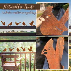 OULYDEKO bird decorations with mounting plate included