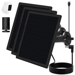 OuOudoit Solar Panel Charger for Ring Camera, front view