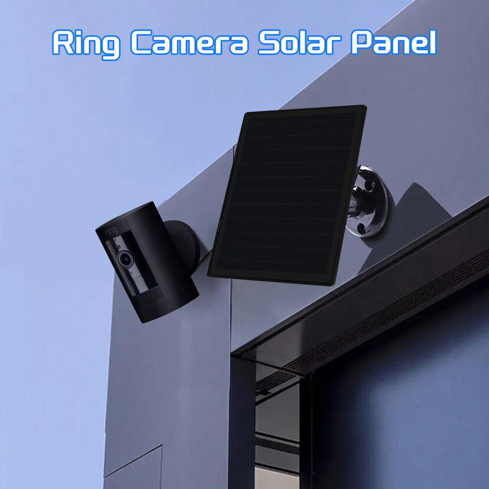 OuOudoit Solar Panel Charger with 360-degree mounting bracket