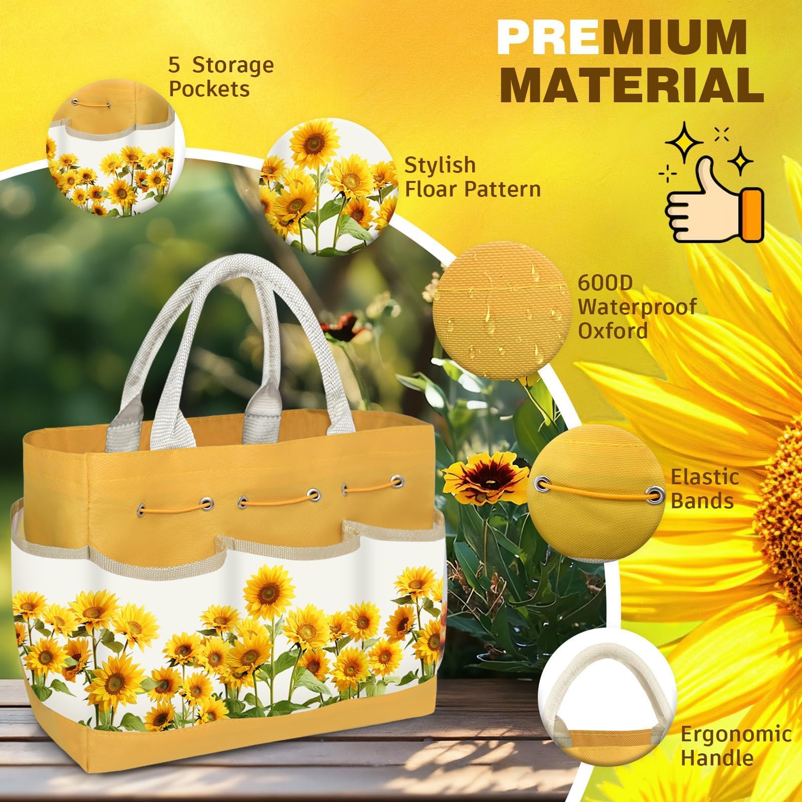 OUREST large waterproof potting mat for gardening