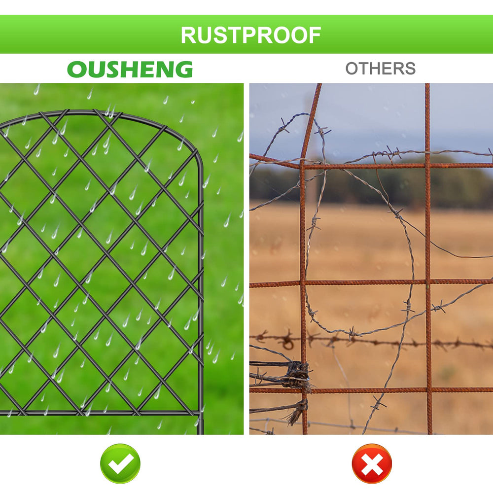 OUSHENG garden fence cable tie design for easy installation