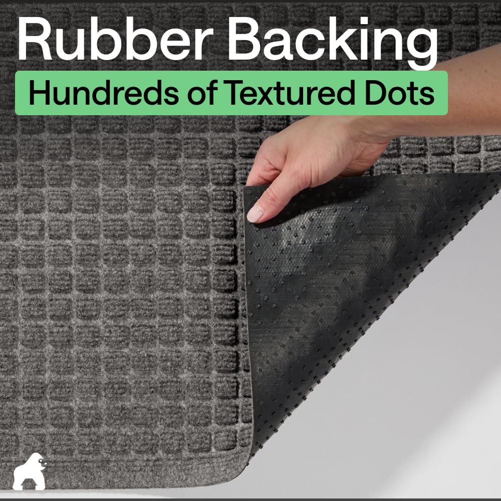 Outdoor entrance with GORILLA GRIP HydroABSORB Door Mat