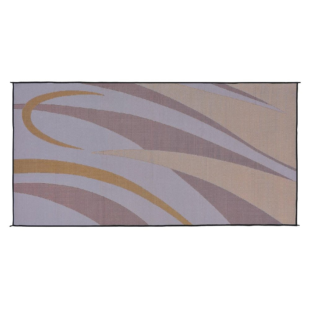 Outdoor picnic scene with Stylish Camping patio mat