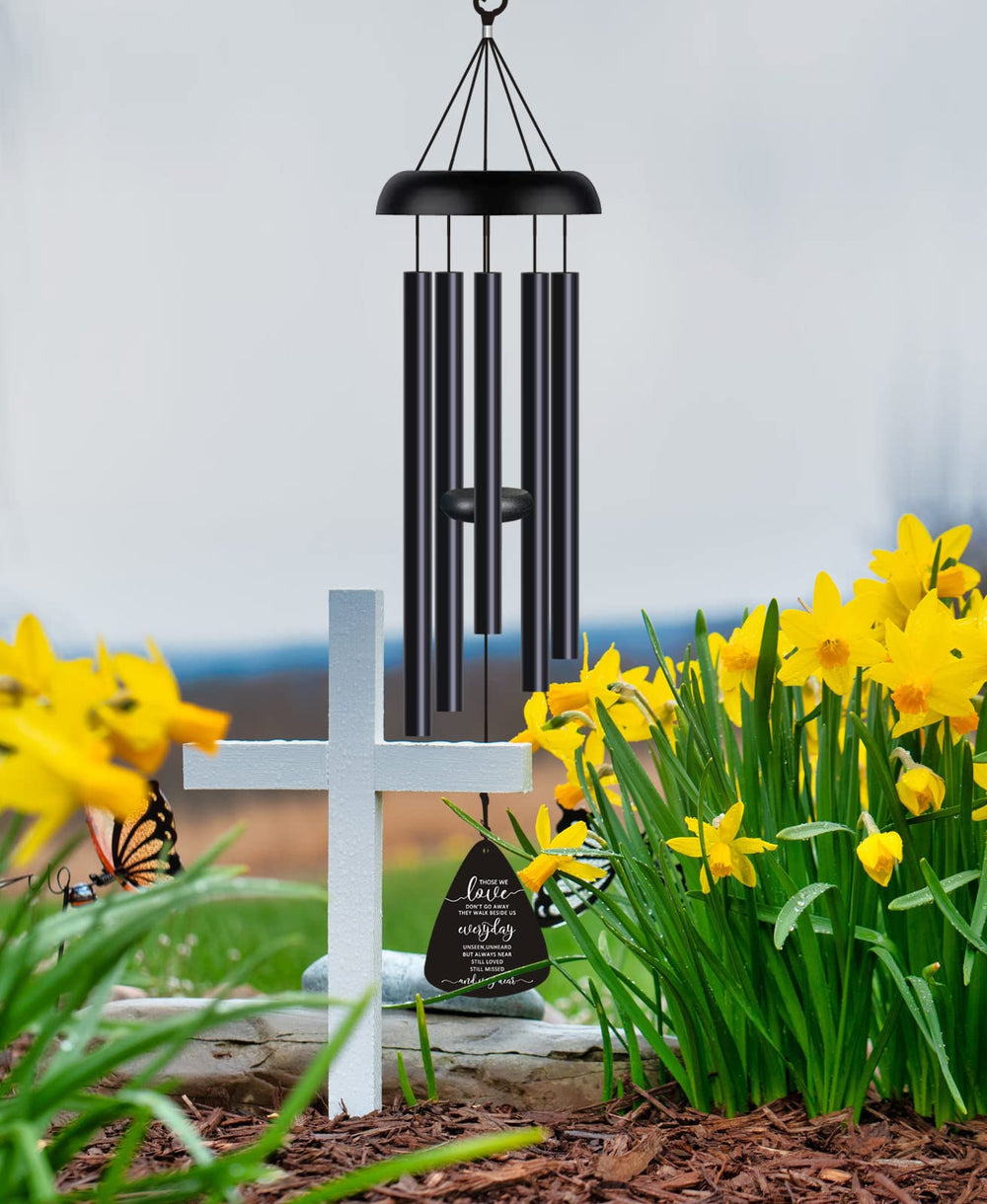 Outdoor scene featuring JUST FOR WIND Wind Chimes with nature background