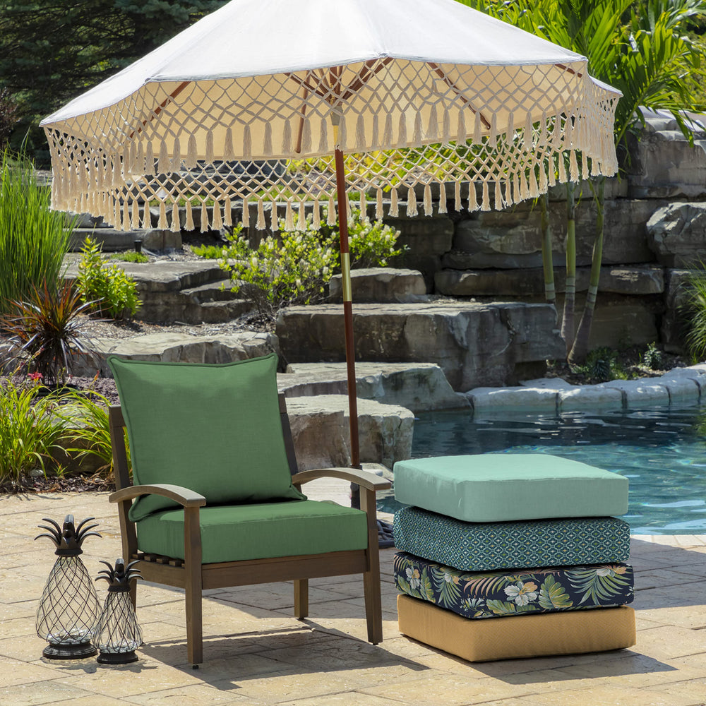 Outdoor setting featuring Arden Selections Deep Seat Cushions
