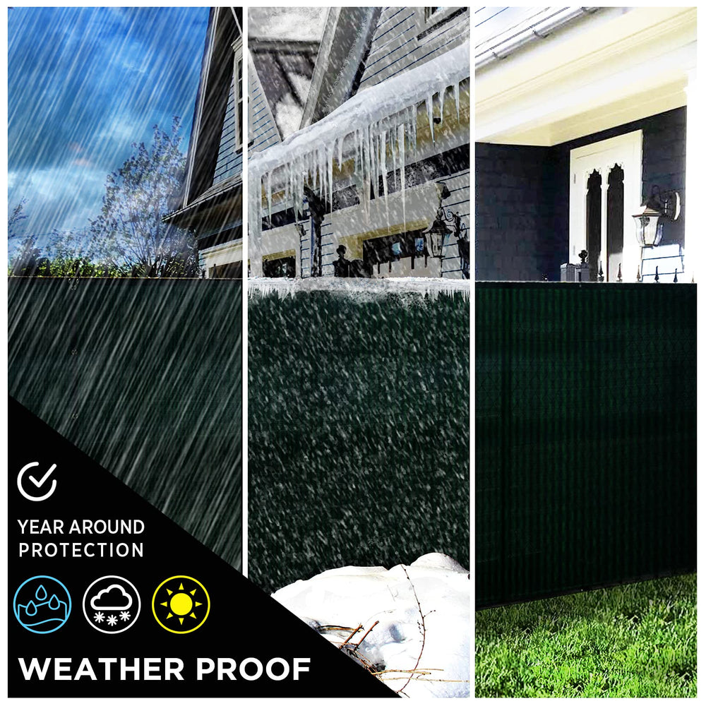 Outdoor setup of Boen Privacy Screen around a garden